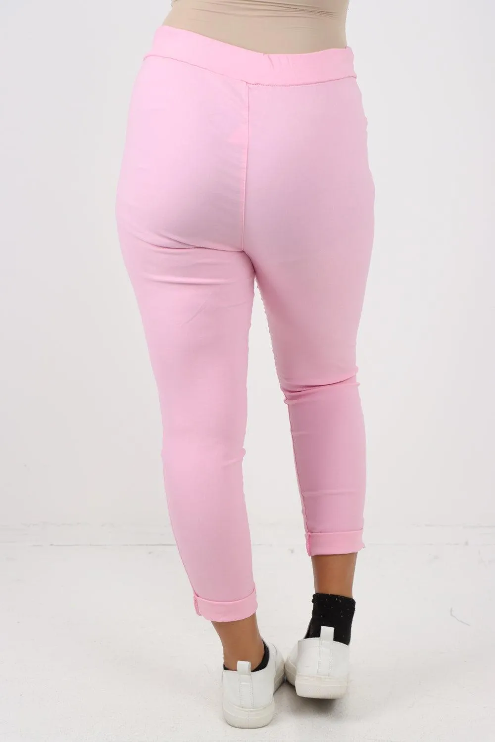 Plain Magic Drawstring Comfort Joggers