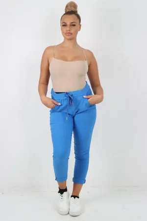 Plain Magic Drawstring Comfort Joggers
