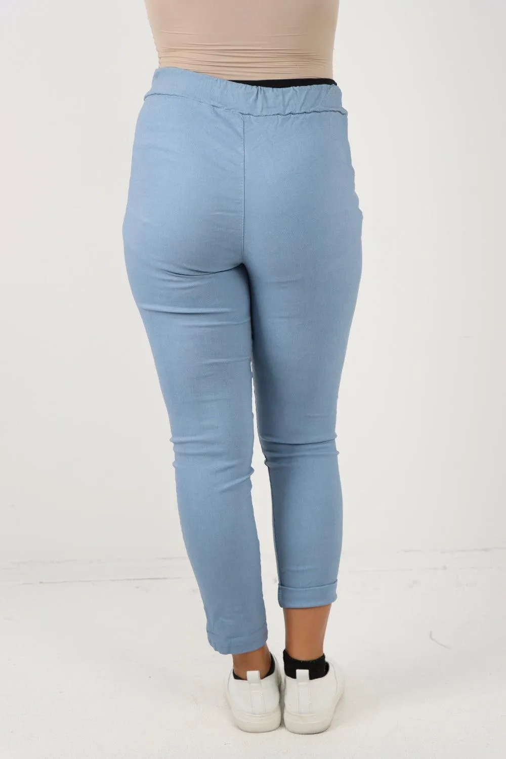 Plain Magic Drawstring Comfort Joggers