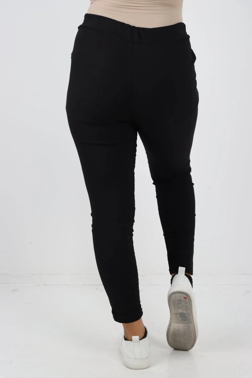 Plain Magic Drawstring Comfort Joggers