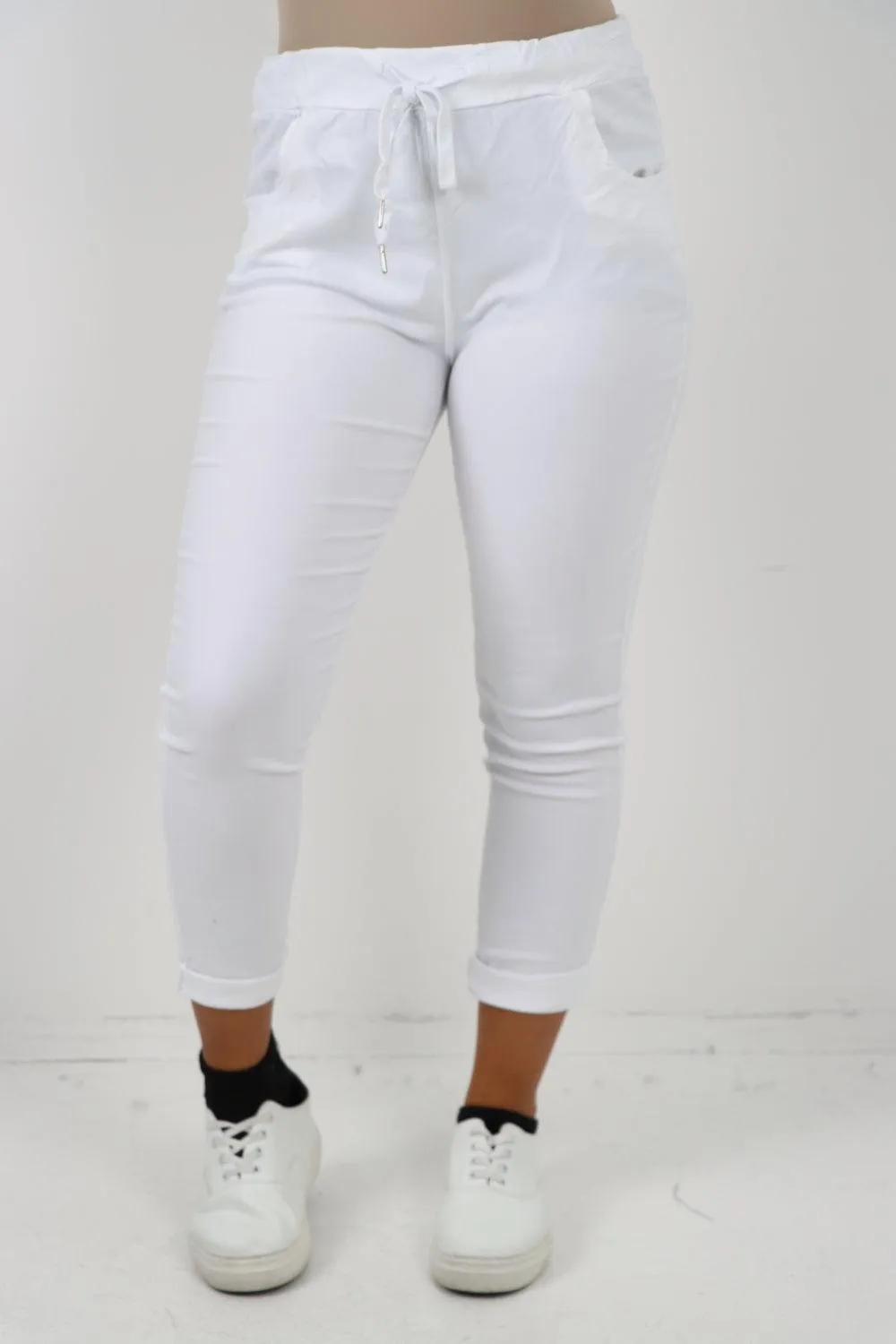 Plain Magic Drawstring Comfort Joggers