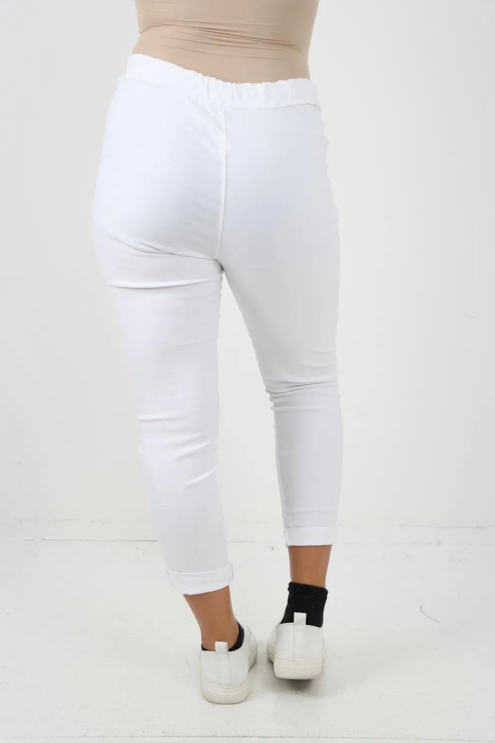 Plain Magic Drawstring Comfort Joggers