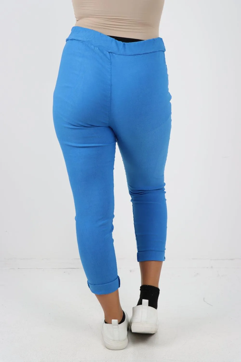 Plain Magic Drawstring Comfort Joggers