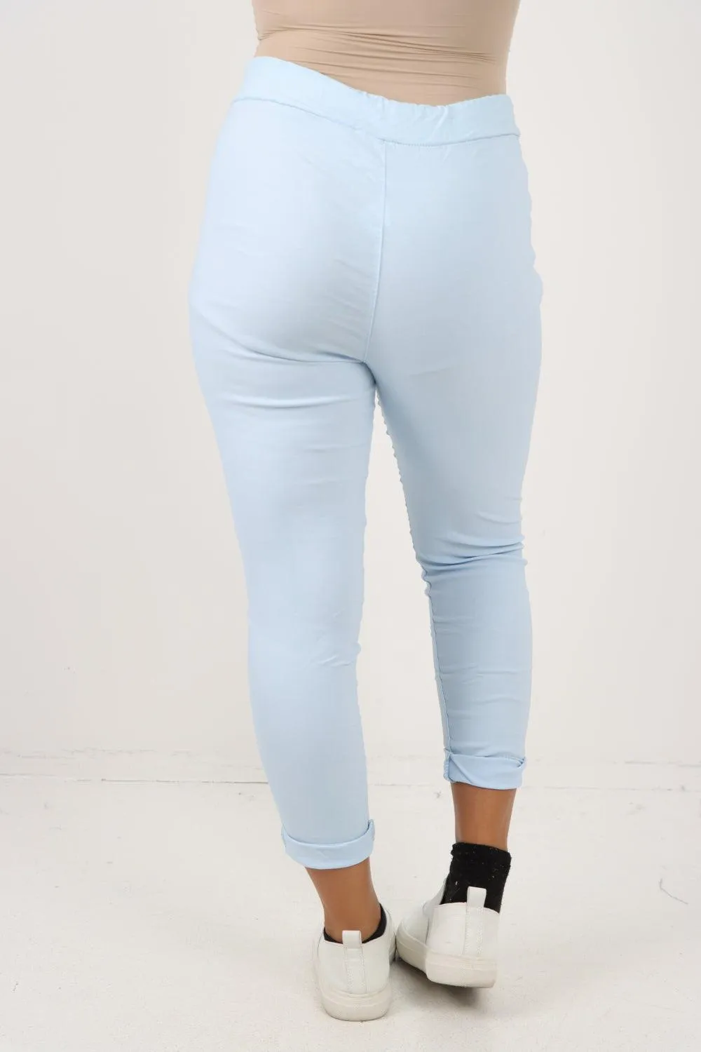 Plain Magic Drawstring Comfort Joggers