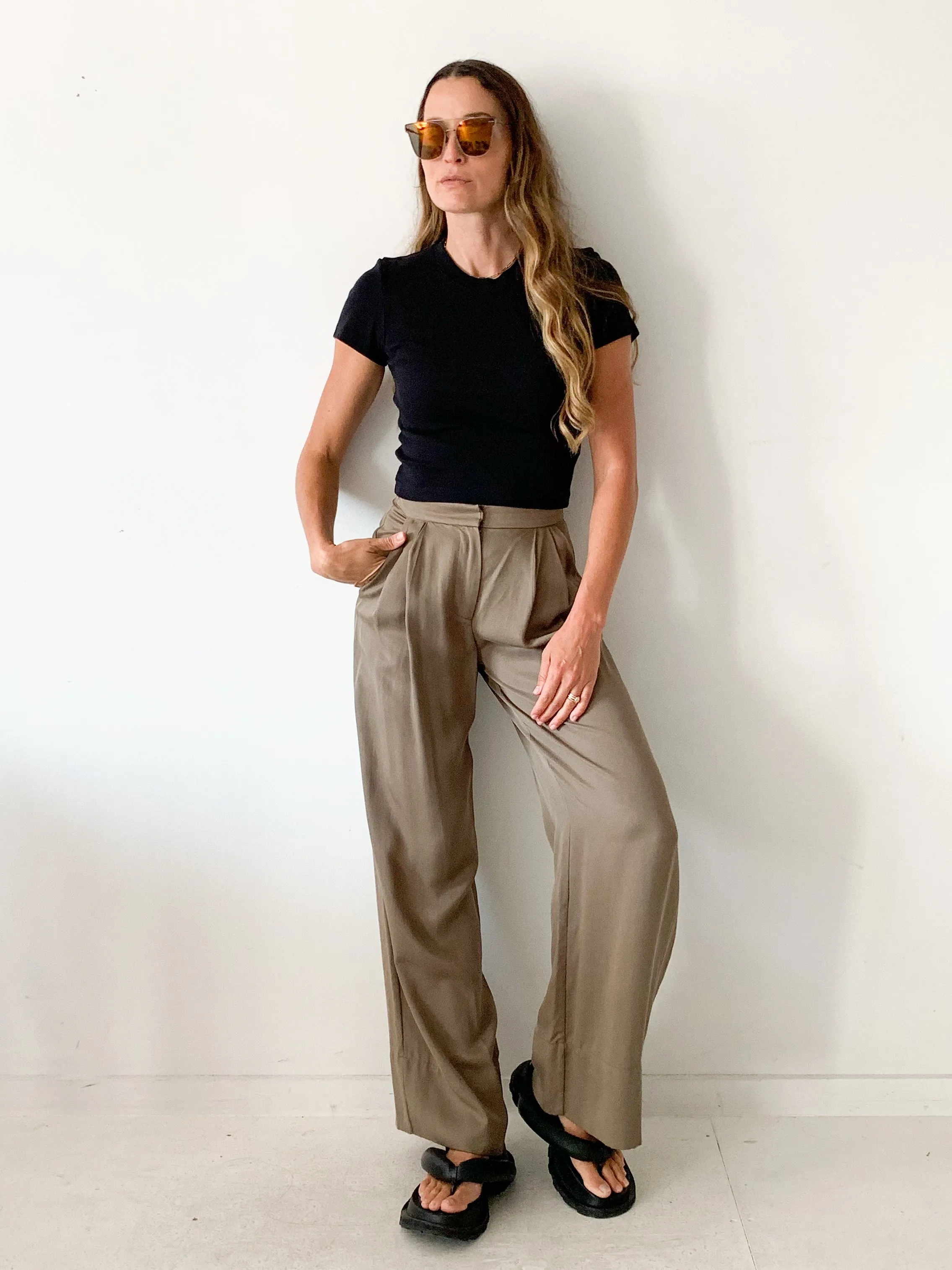 Pleated Trousers