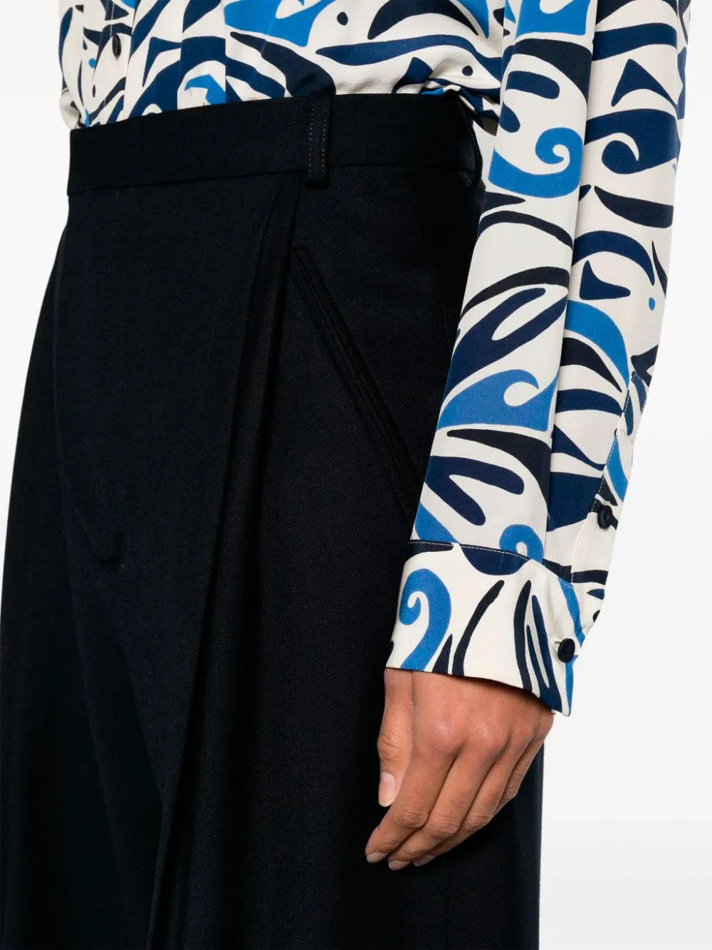 Pleated trousers