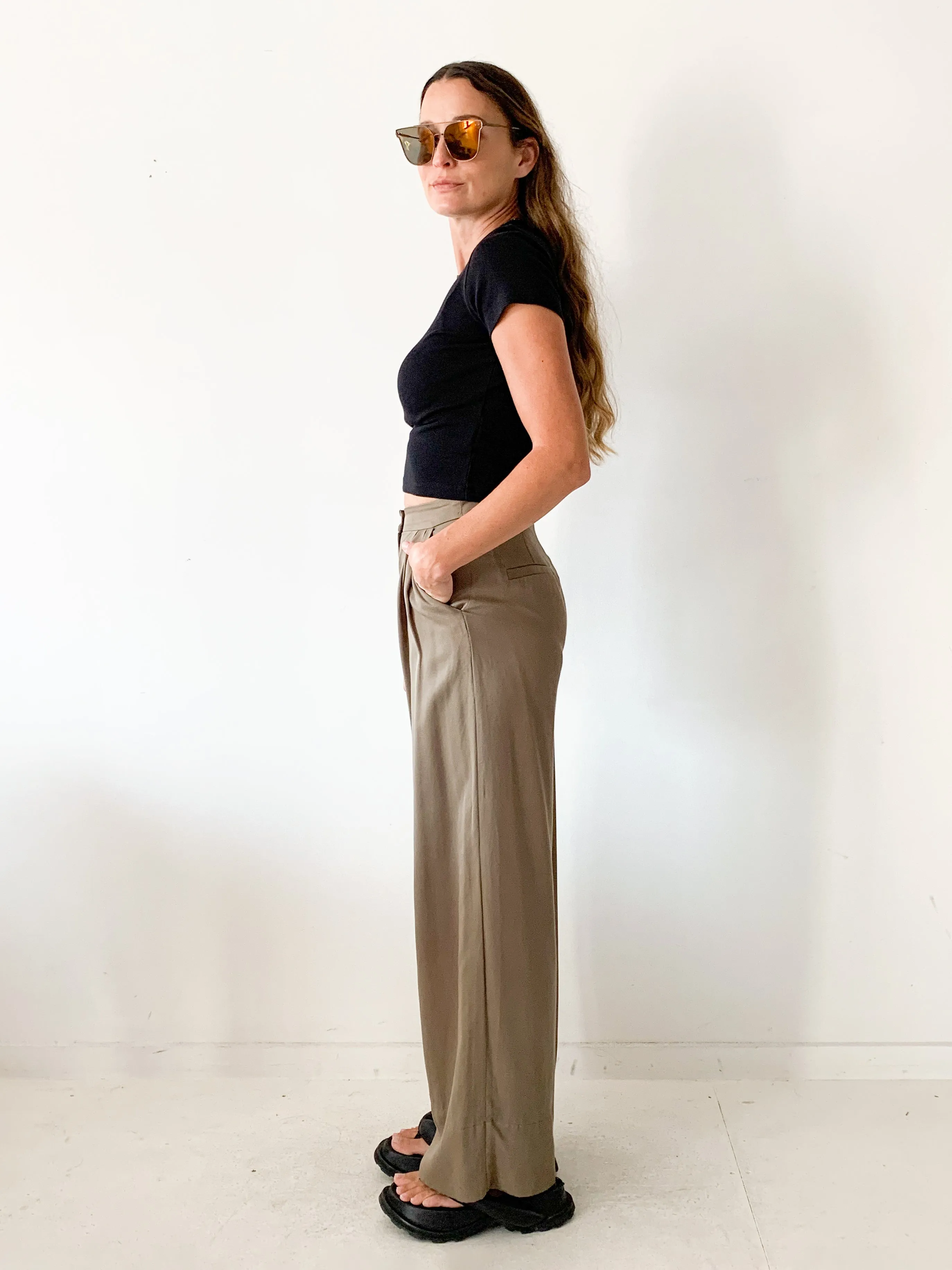 Pleated Trousers