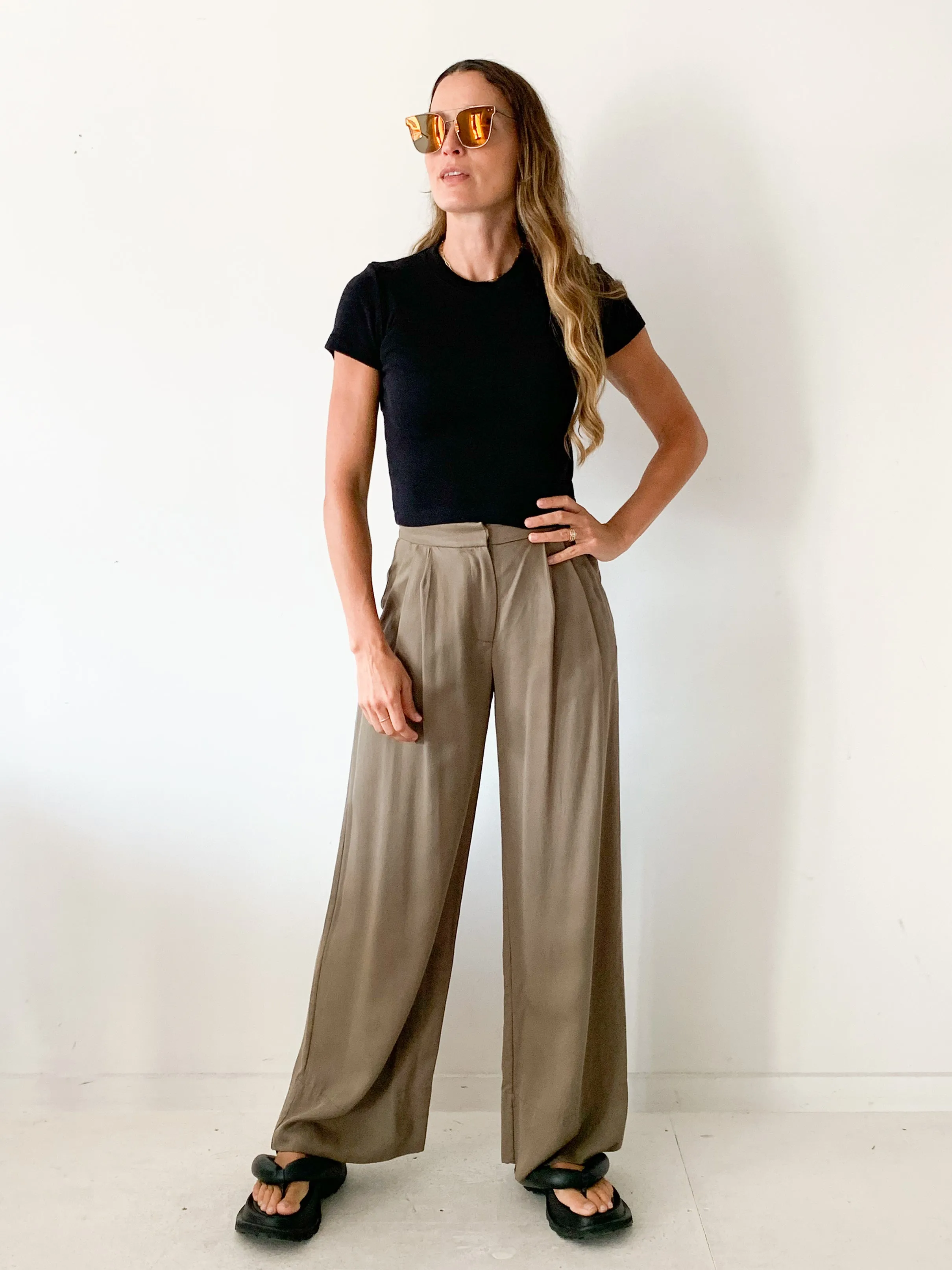 Pleated Trousers