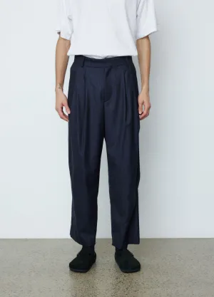 Pleated Wide Trousers