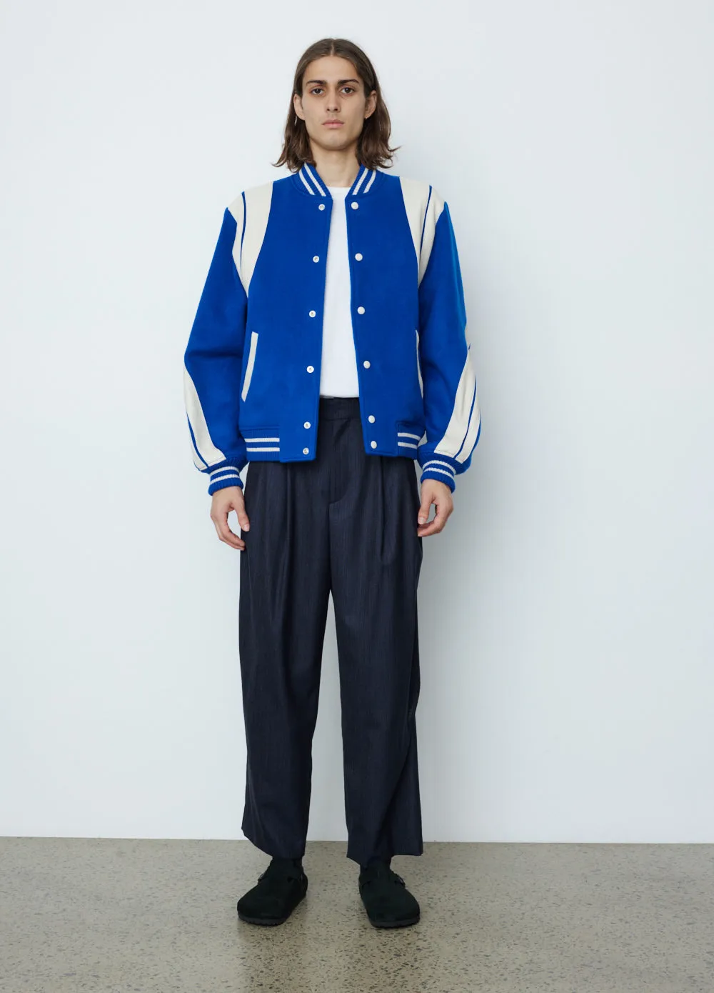 Pleated Wide Trousers