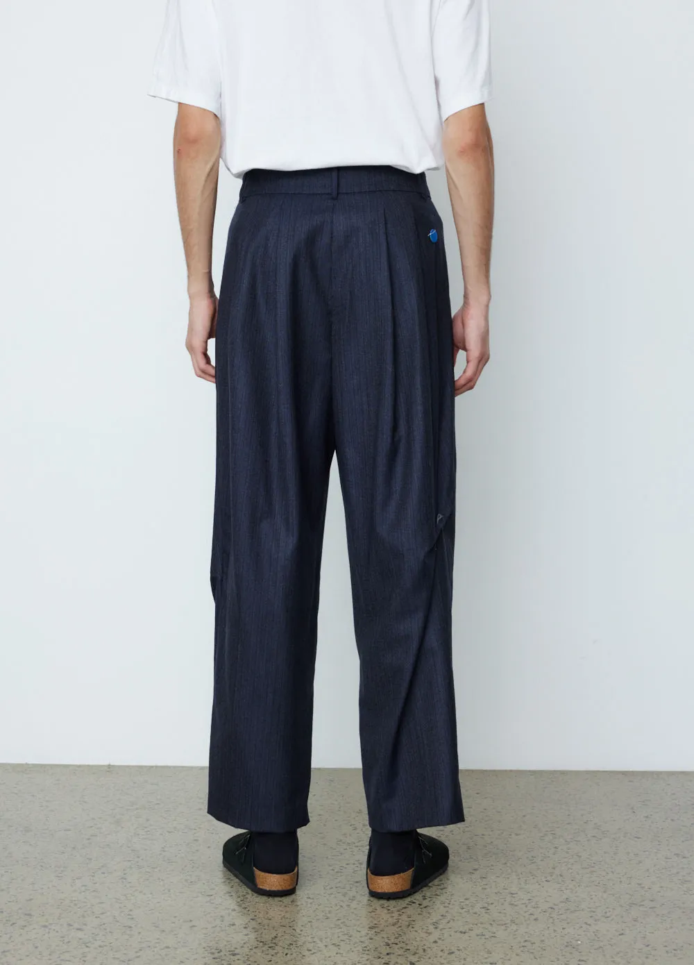 Pleated Wide Trousers