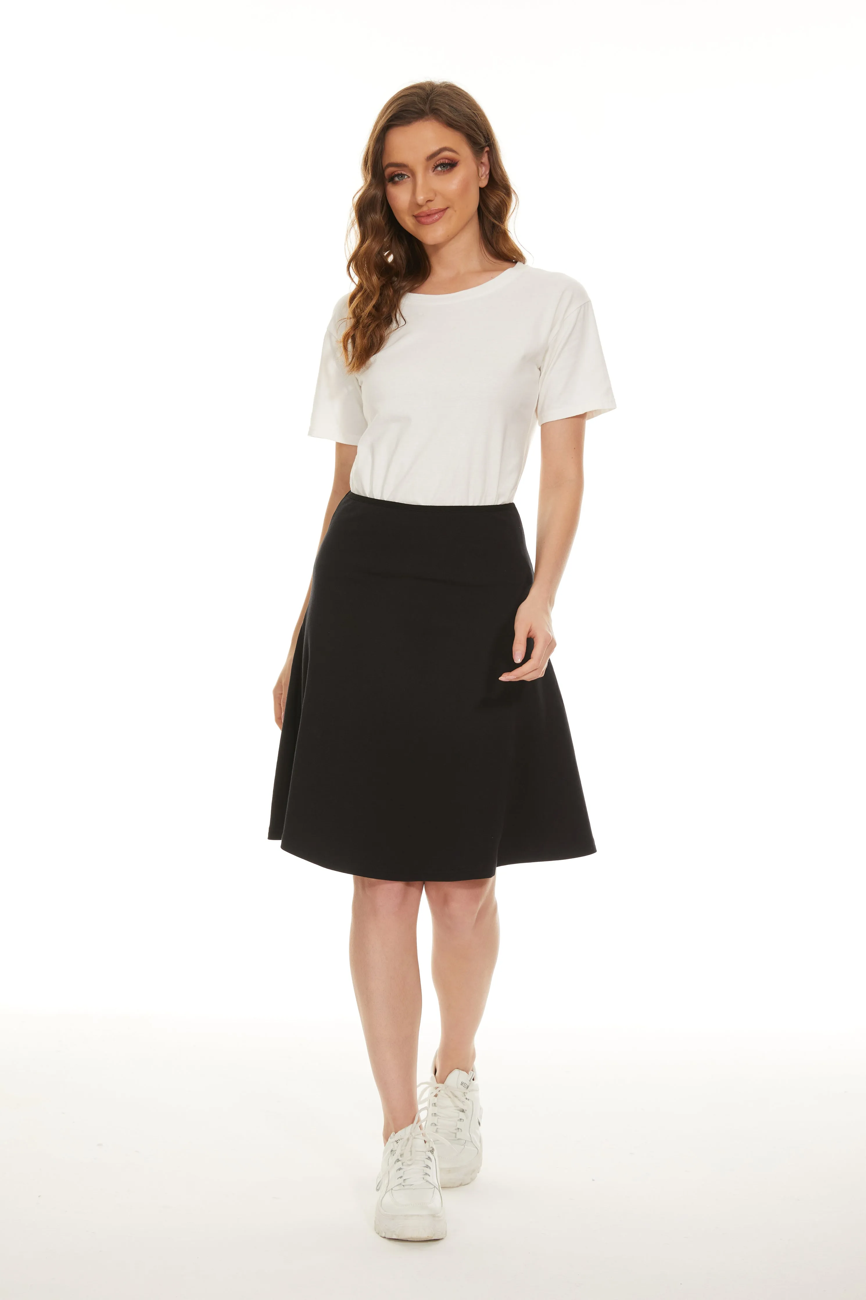 MM COTTON FIT N FLARE - BLACK Soft Styling