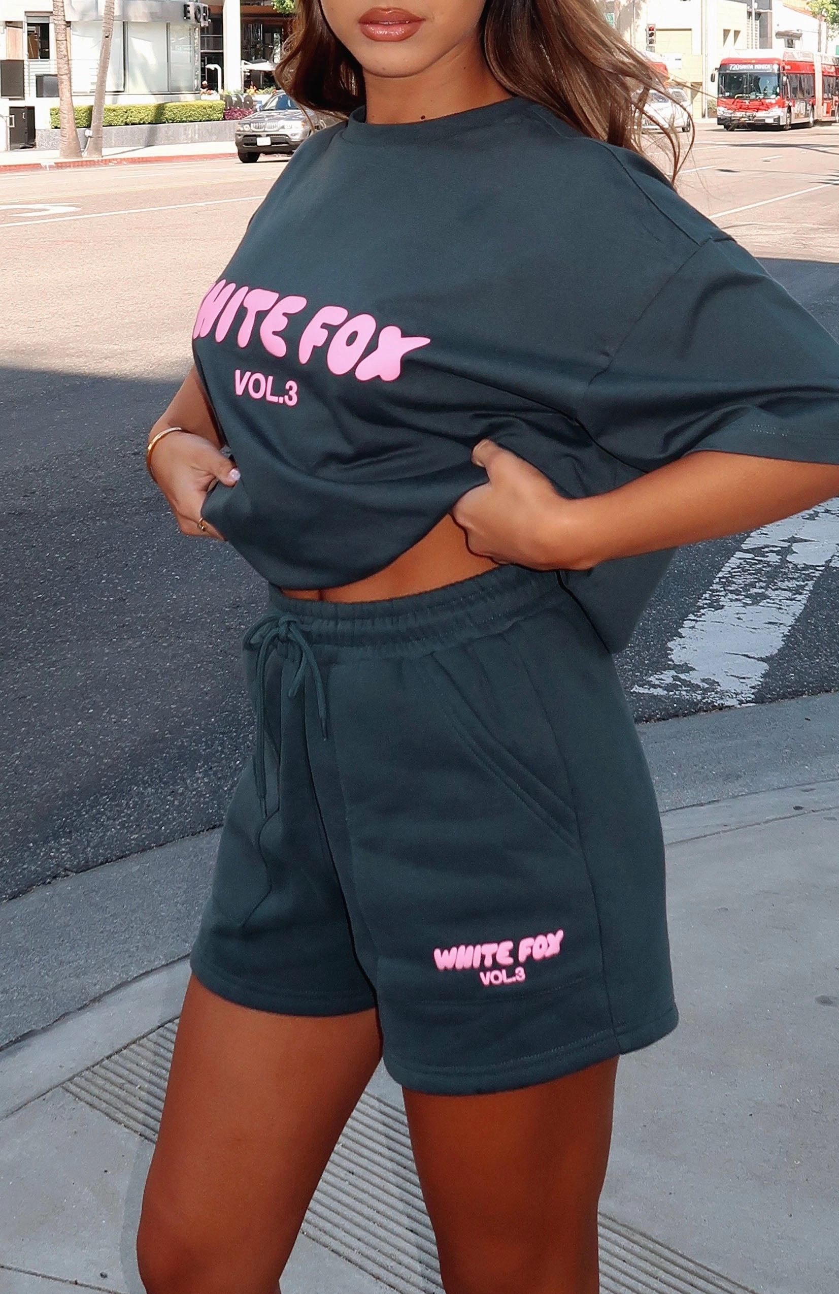 Offstage Lounge Shorts Pine Ventilated Panels