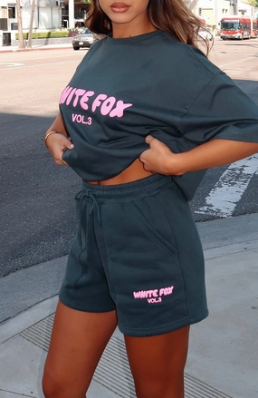 Offstage Lounge Shorts Pine Ventilated Panels