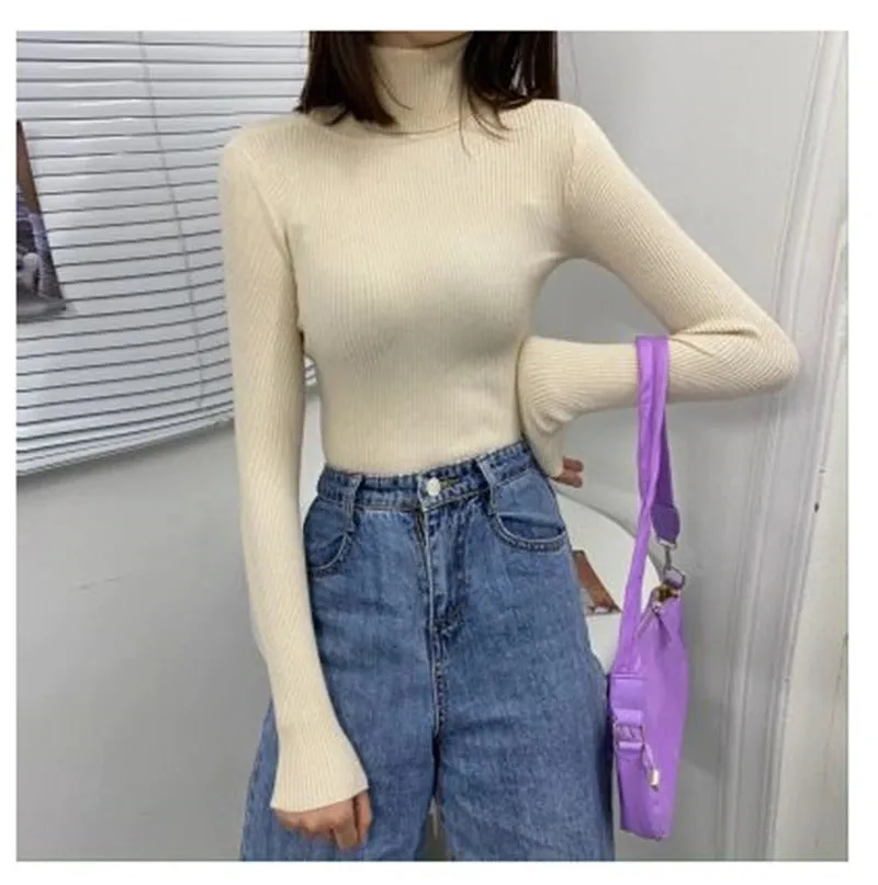 Polo Neck Jumper for Women