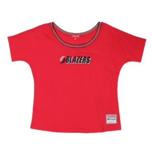 Portland Blazers Mitchell & Ness Portland Trail Blazers Women's Slouchy Tee