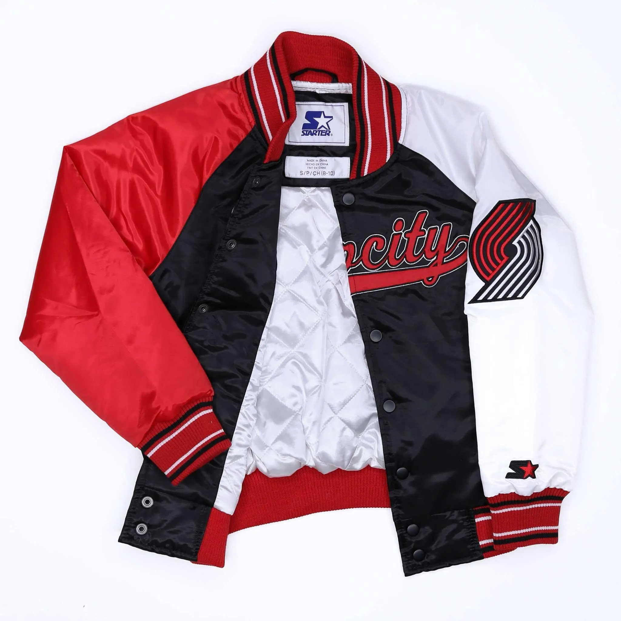 Portland Trail Blazers Starter Rip City Youth Varsity Jacket