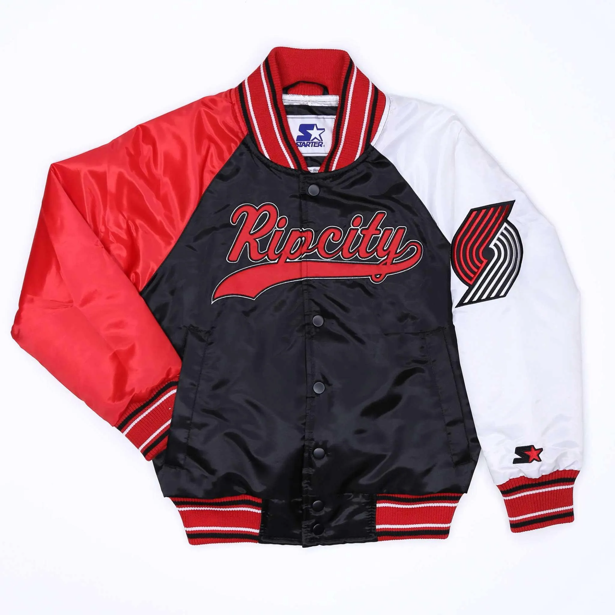 Portland Trail Blazers Starter Rip City Youth Varsity Jacket