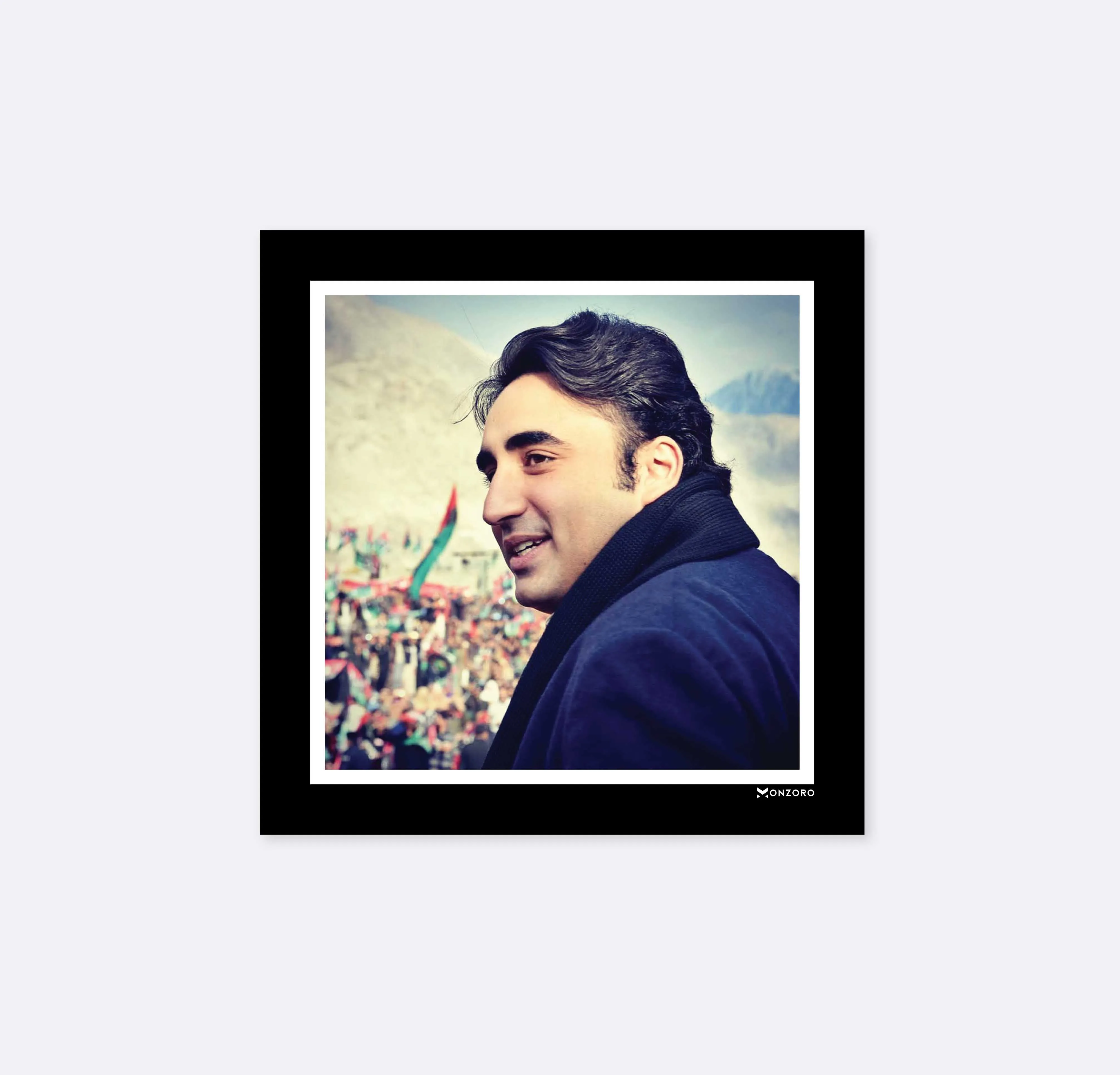 PPP BILAWAL BHUTTO - silk pocket squares