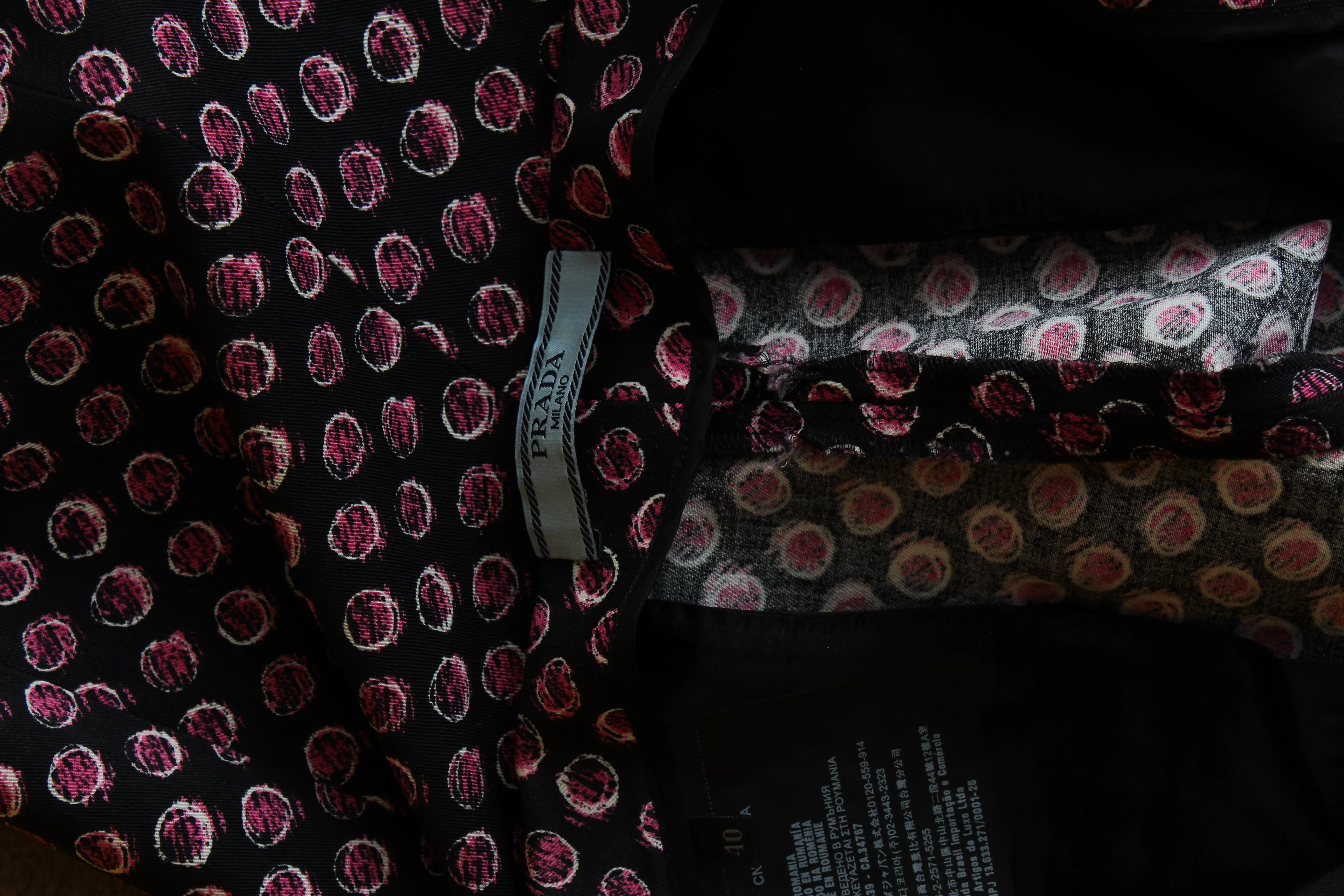 Prada Printed Wool-Stretch Trousers