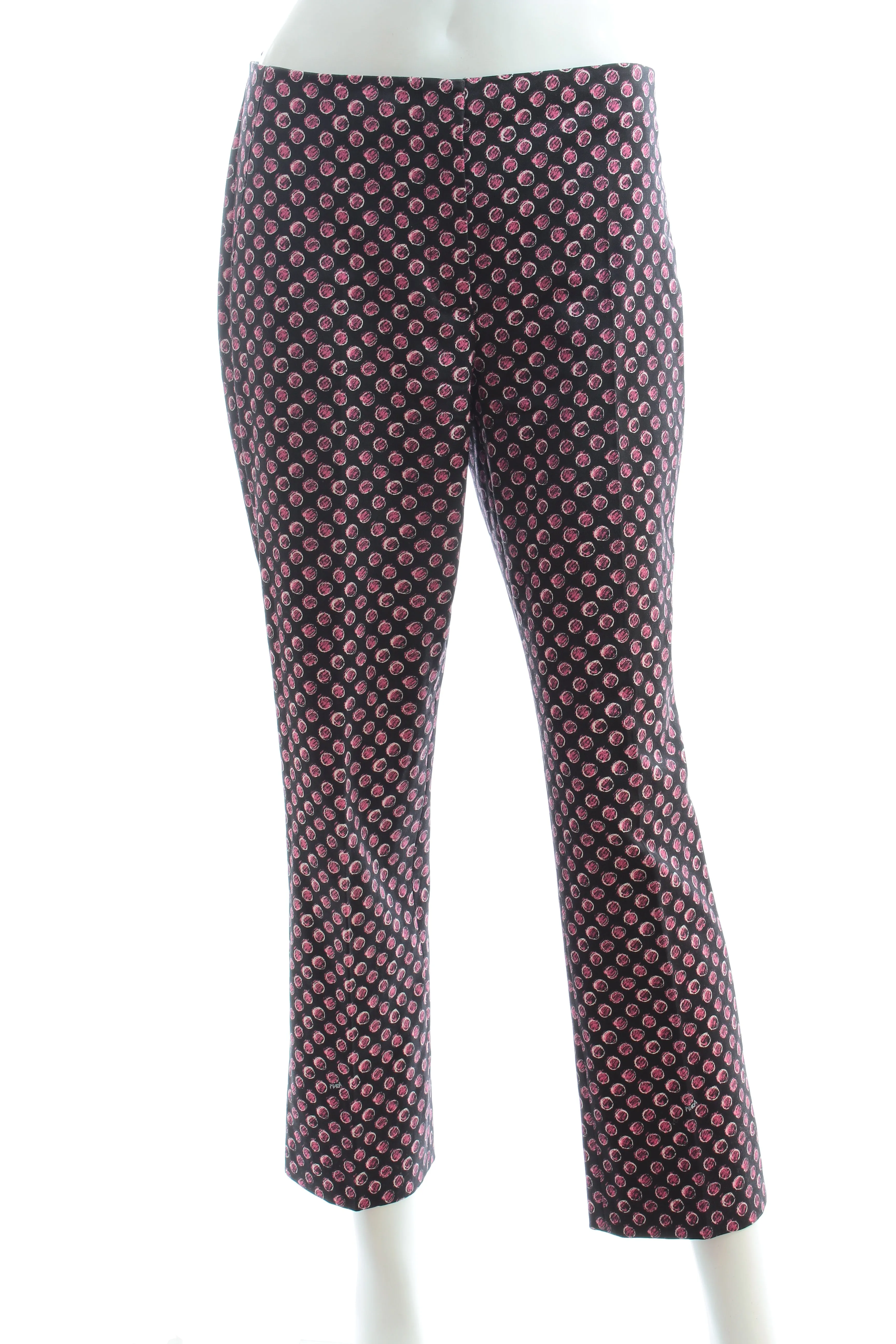 Prada Printed Wool-Stretch Trousers