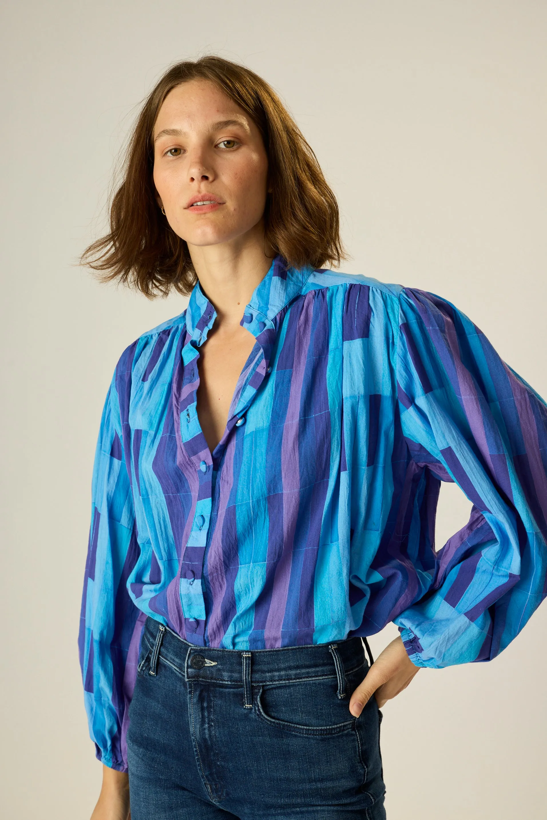 IRIS TOP Adjustable Hem Cuff Softened Edges