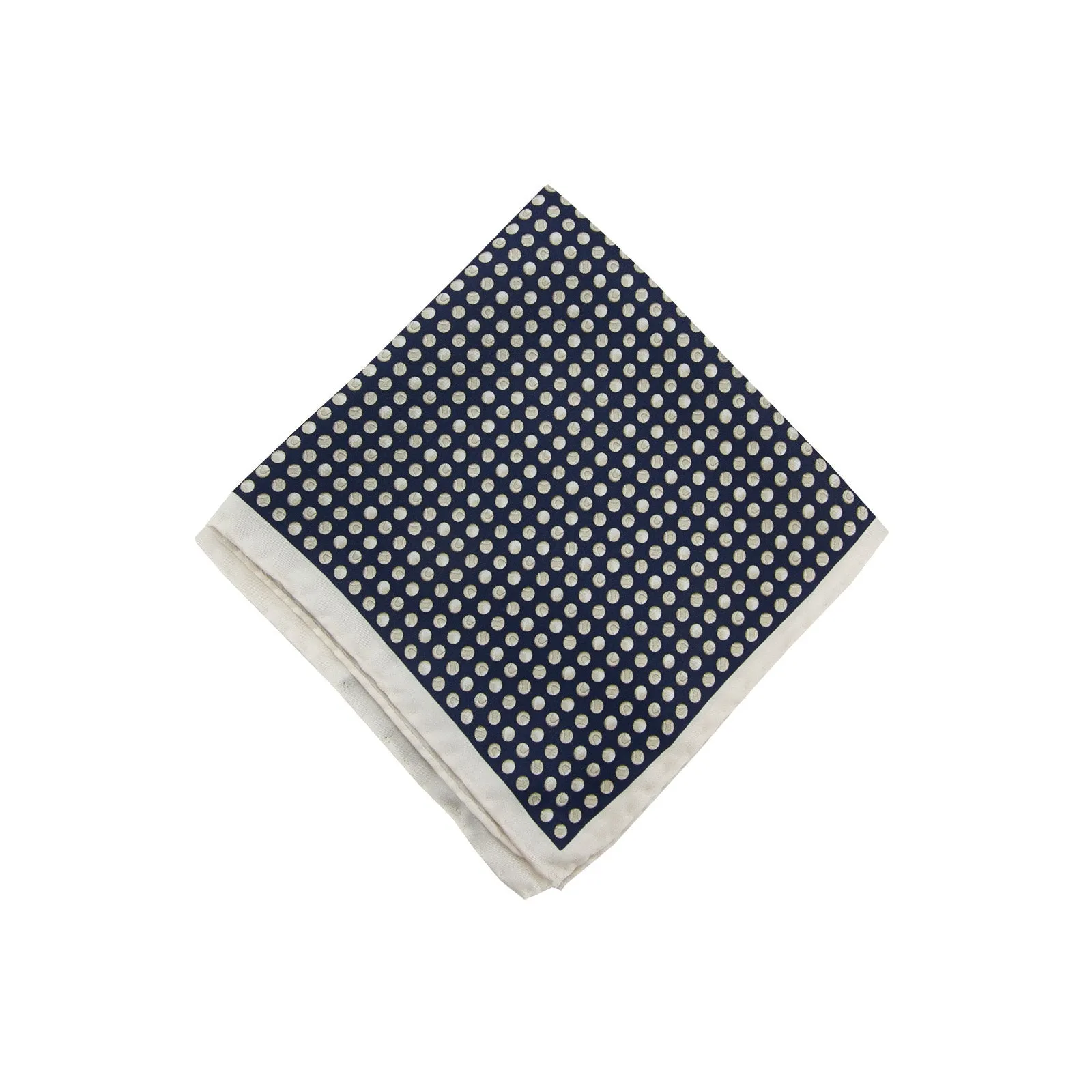 Printed Blue Baseball Pocket Square