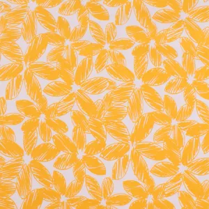 Printed Stretch Sateen - SANDY - 006 - Yellow