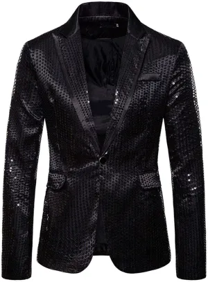 Prom Suits for Mens Tuxedo Suits Set Classic Black Slim Fit 2 Piece Wedding Big and Tall Blue Suit for Mens Blazers