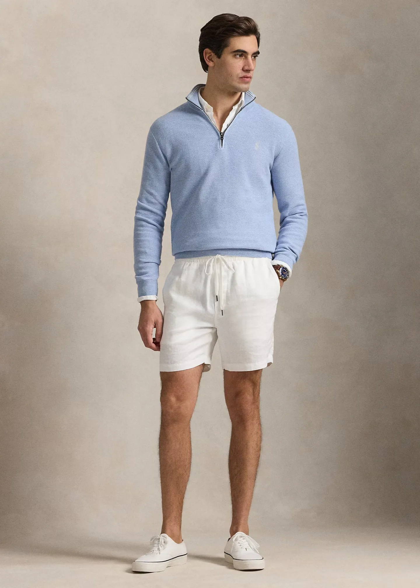 Pull camionneur Ralph Lauren bleu