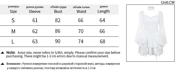 Purpdrank - 2023 New Gothic Lace Up Black Summer Dress Women Streetwear Long Sleeve See Through Halter Dress Elegant Party Sexy Mini Dresses