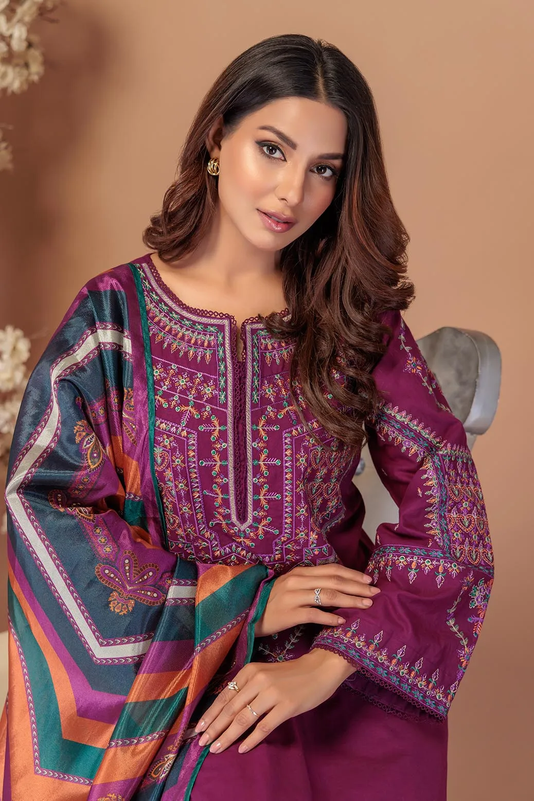 PURPLE-CAMBRIC-3 PIECE (SL1S5243P3)