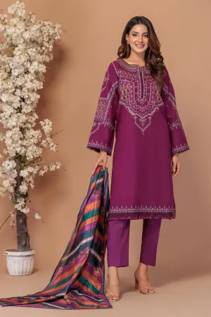 PURPLE-CAMBRIC-3 PIECE (SL1S5243P3)