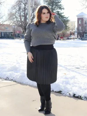 Beach Day PURPLE LABEL (Plus Size) MM PLEATHER PLEATED