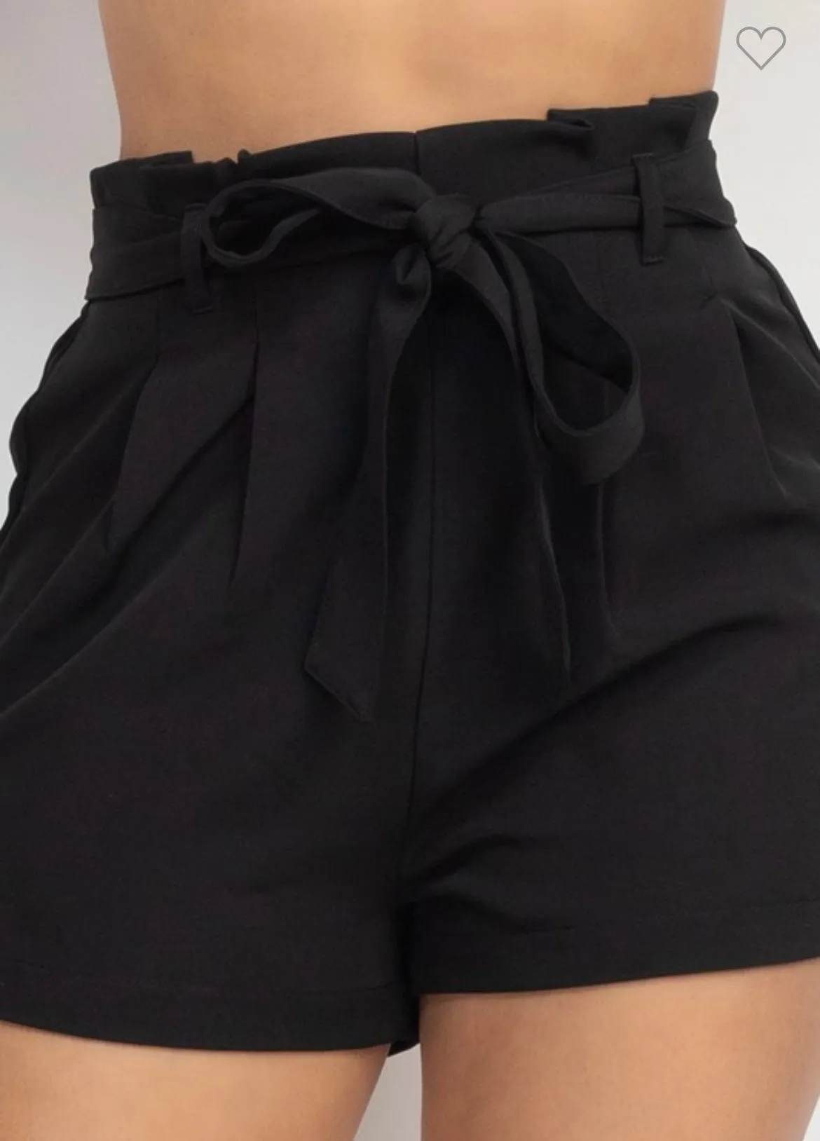 *PVM* Rory Paperbag Shorts (Black)