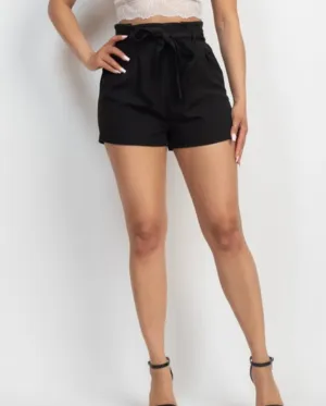 *PVM* Rory Paperbag Shorts (Black)