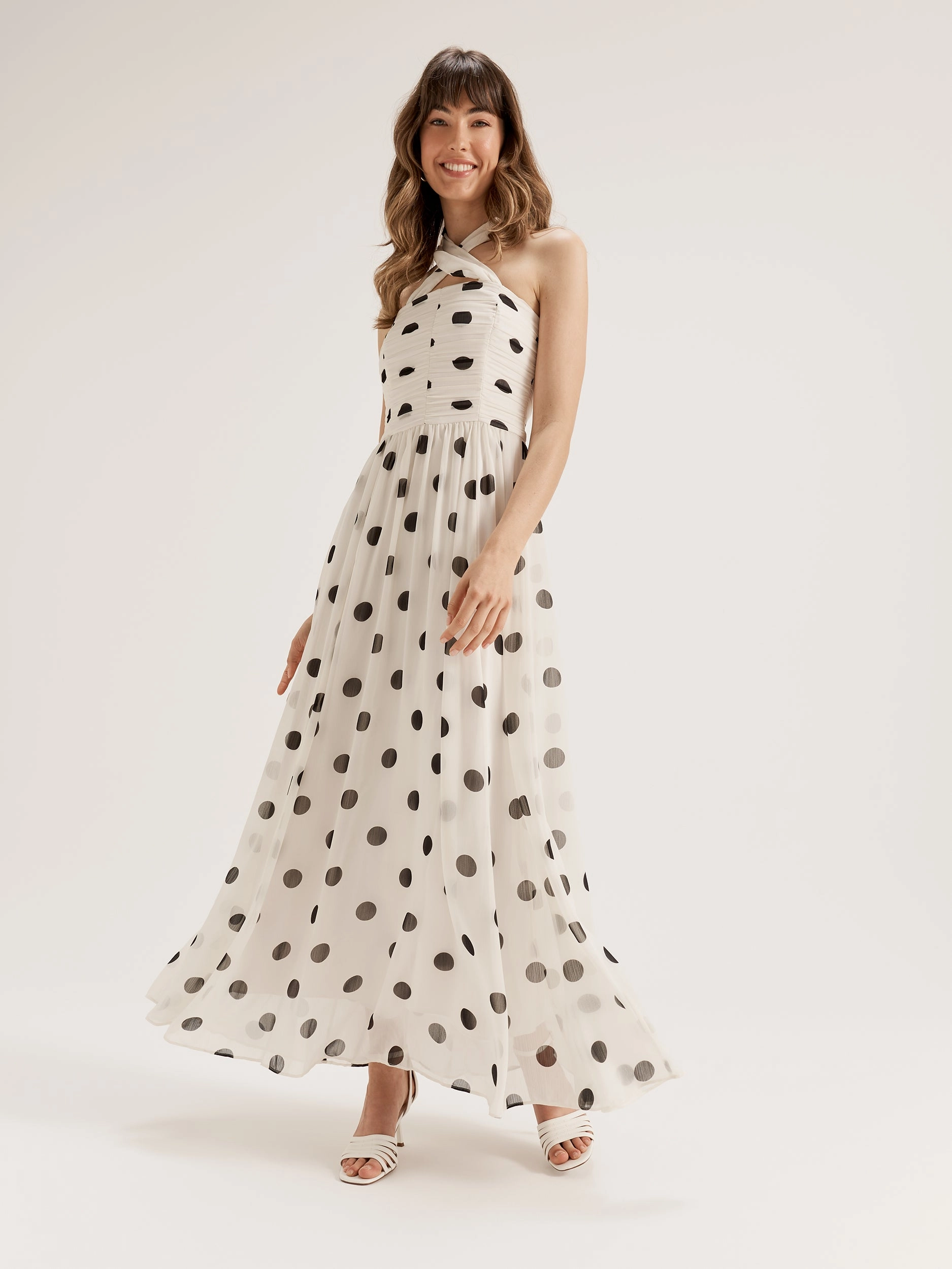 Soft Outfit Trendy Wearable Full Moon Maxi Dress