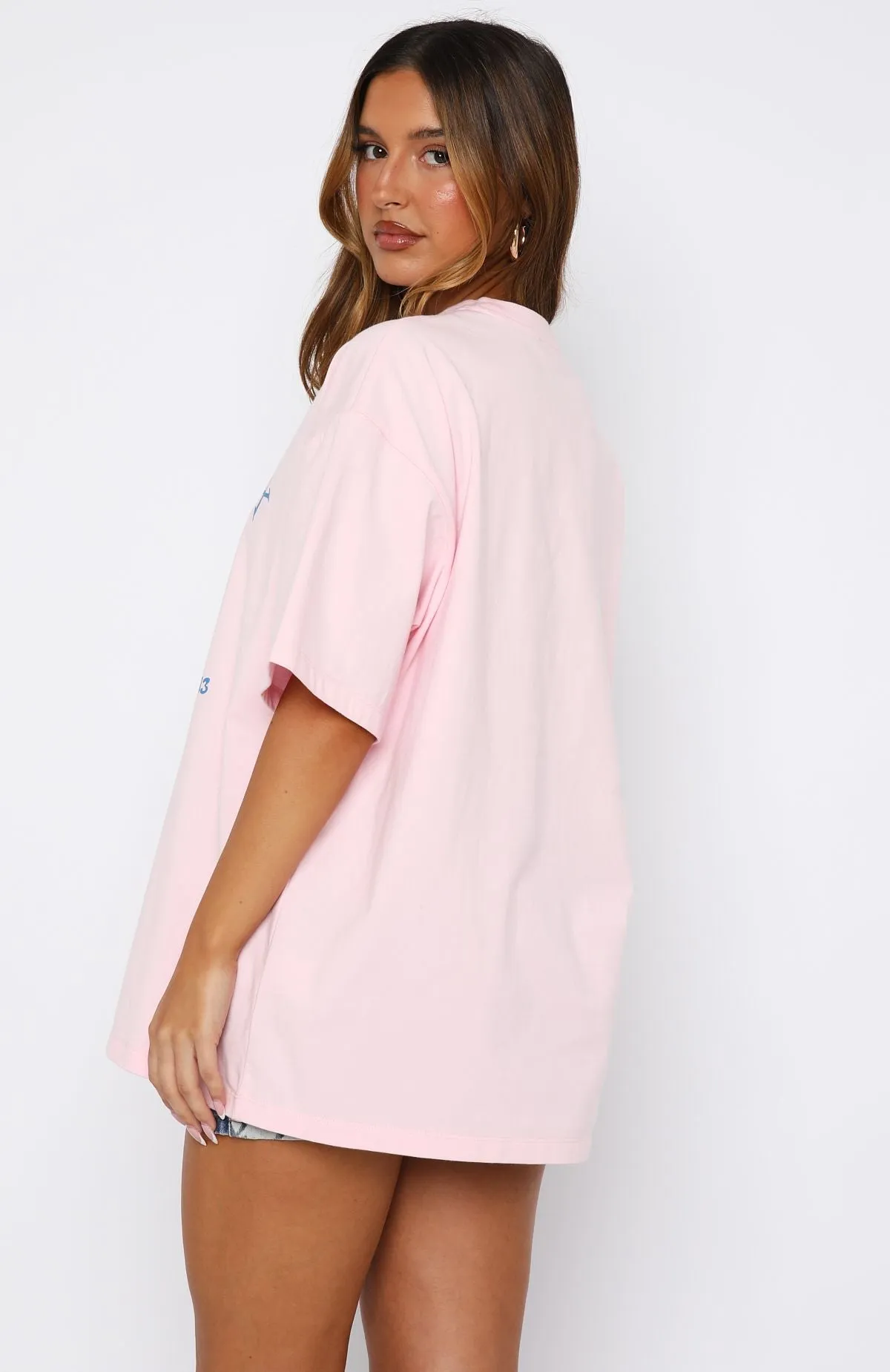 Minimalist Design AllSeason Wearability Make It Spicy Oversized Tee Pink