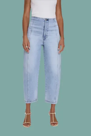 ReinforcedKnees Blair High Rise Seamed Barrel - Pristine