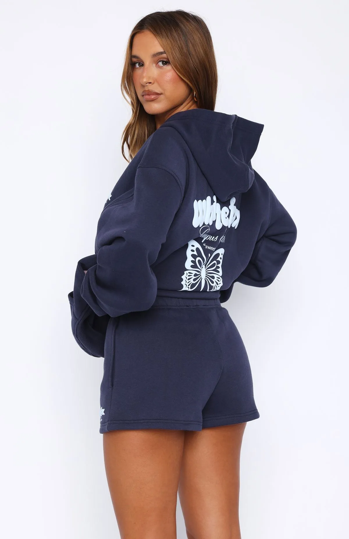 High Above Lounge Shorts Navy Fast Drying Material