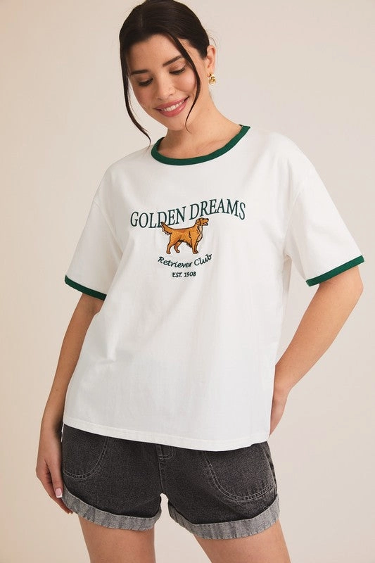 'GOLDEN DREAMS' T-SHIRT S-3XL RelaxedFit