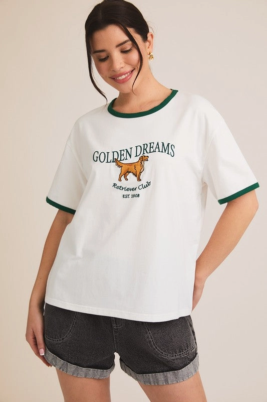 'GOLDEN DREAMS' T-SHIRT S-3XL Quick Dry Tech
