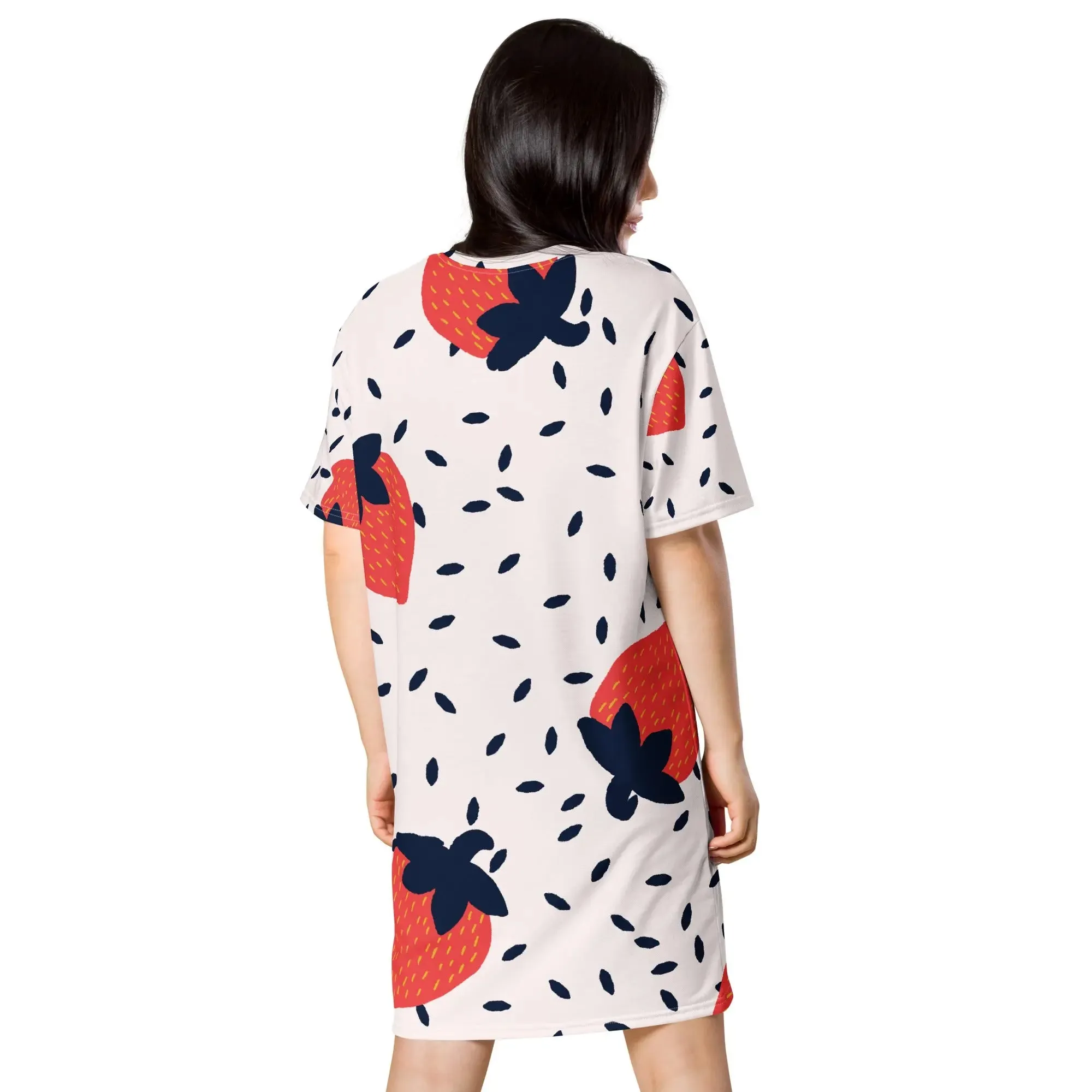 "Mothers' Day" Collection - Strawberry T- Shirt Dress
