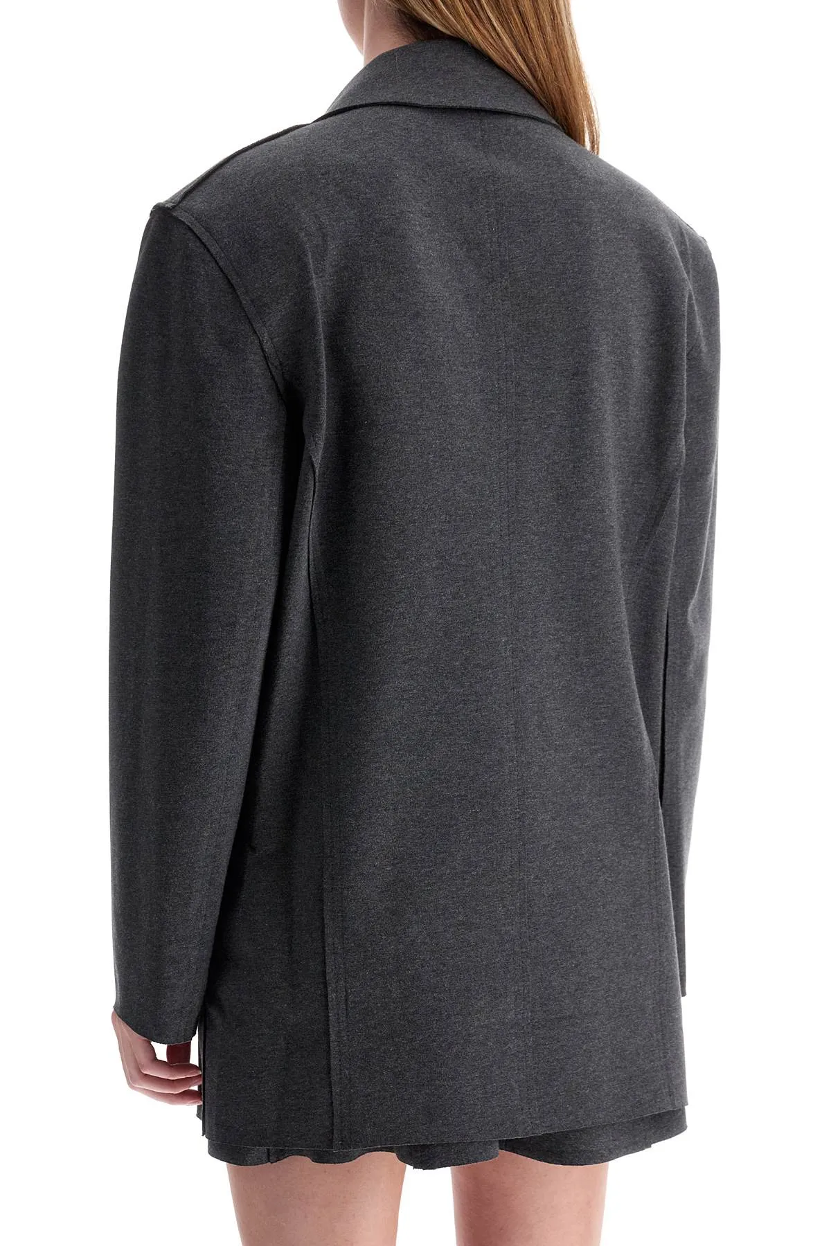 "oversized jersey bl ST3244TEF77184 DARK HEATHER GREY