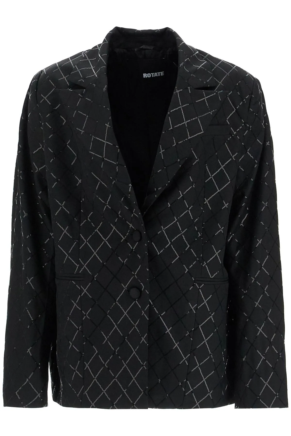 "oversized sequin 113325100 BLACK