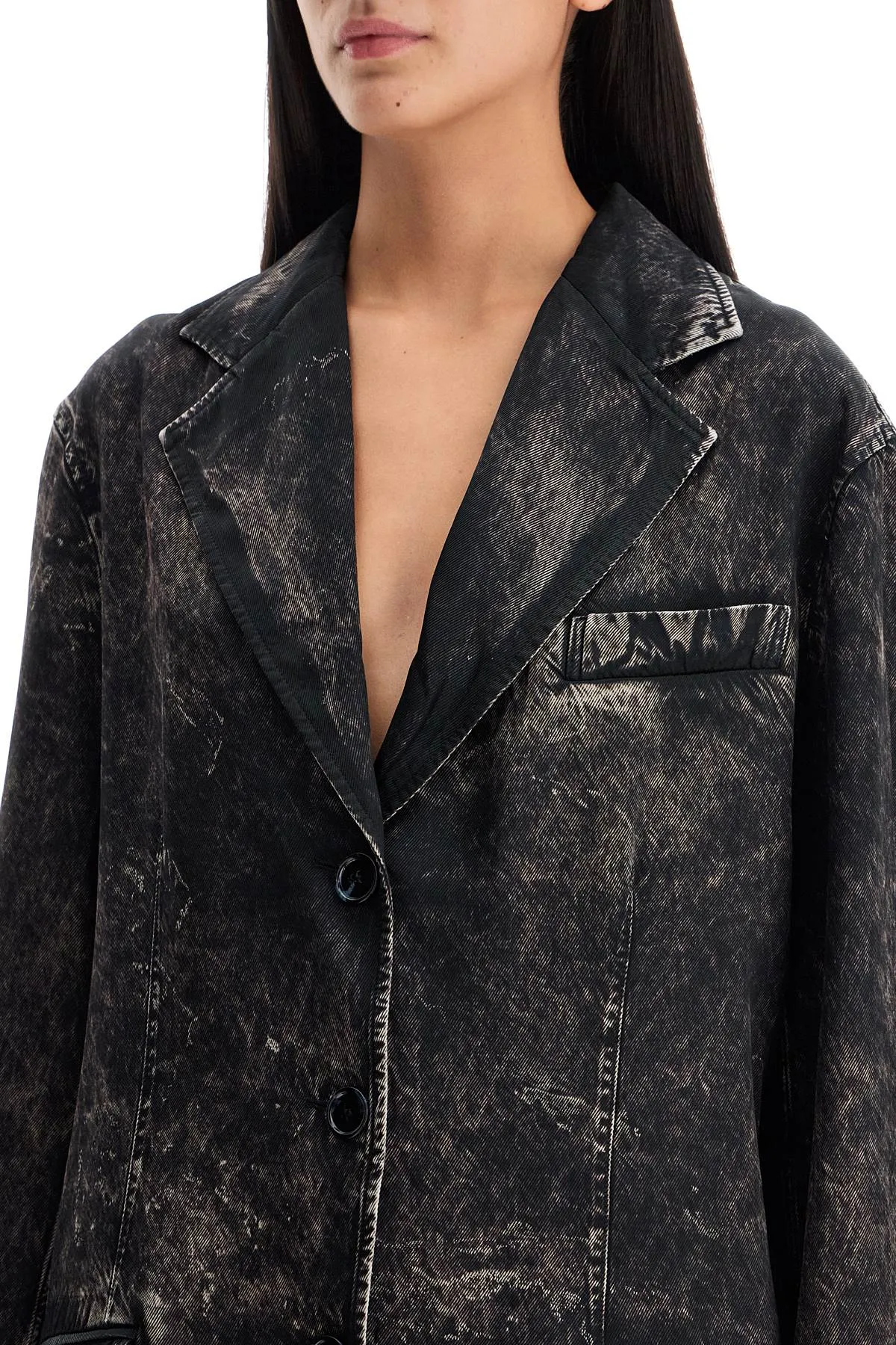 "viscose trompe l AH0296 BLACK/BEIGE