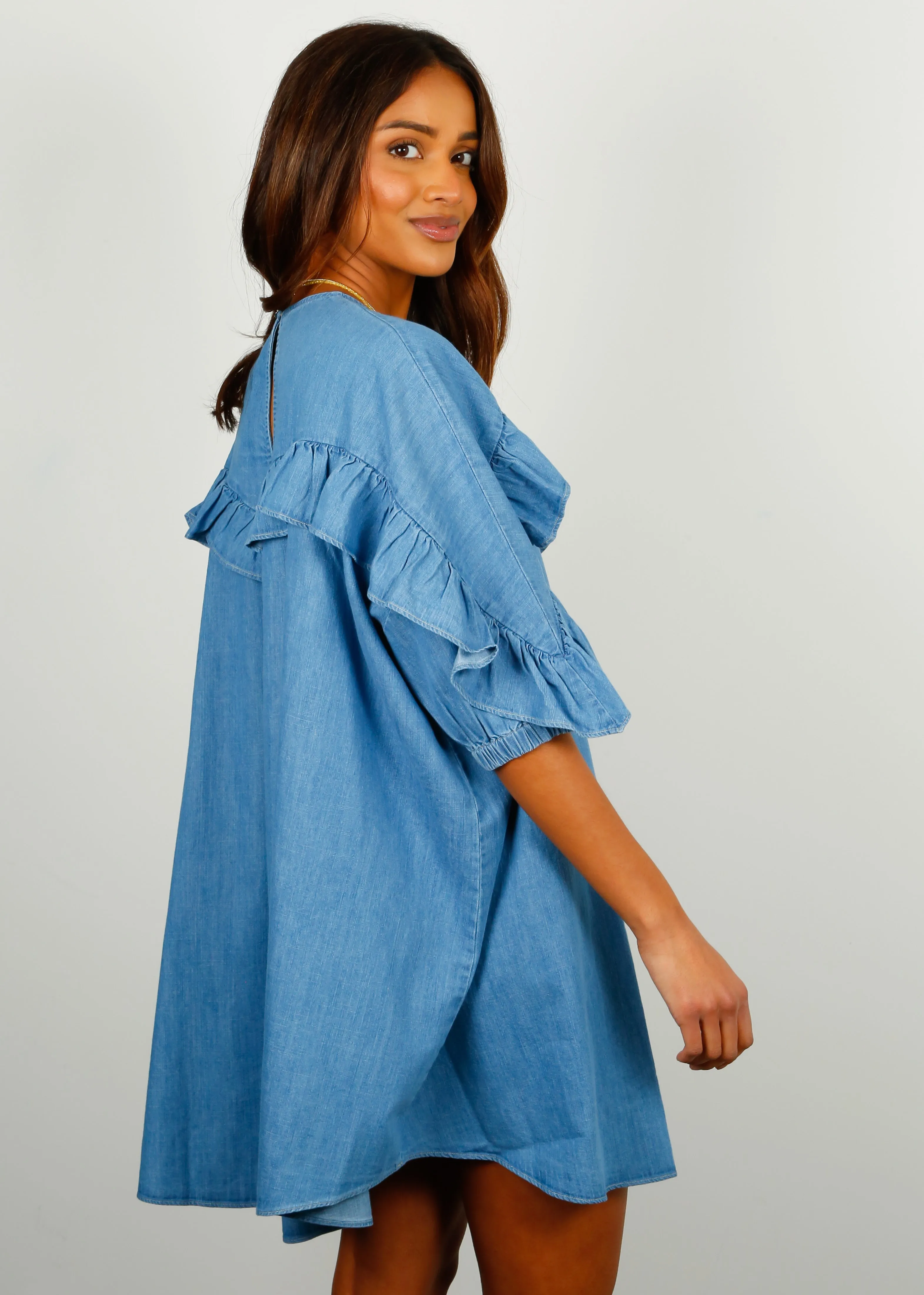 RA Groovy Denim Dress