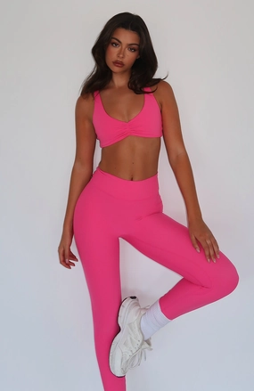 Race Me Sports Bra Bubblegum Vintage Shirt Adjustable Cuff
