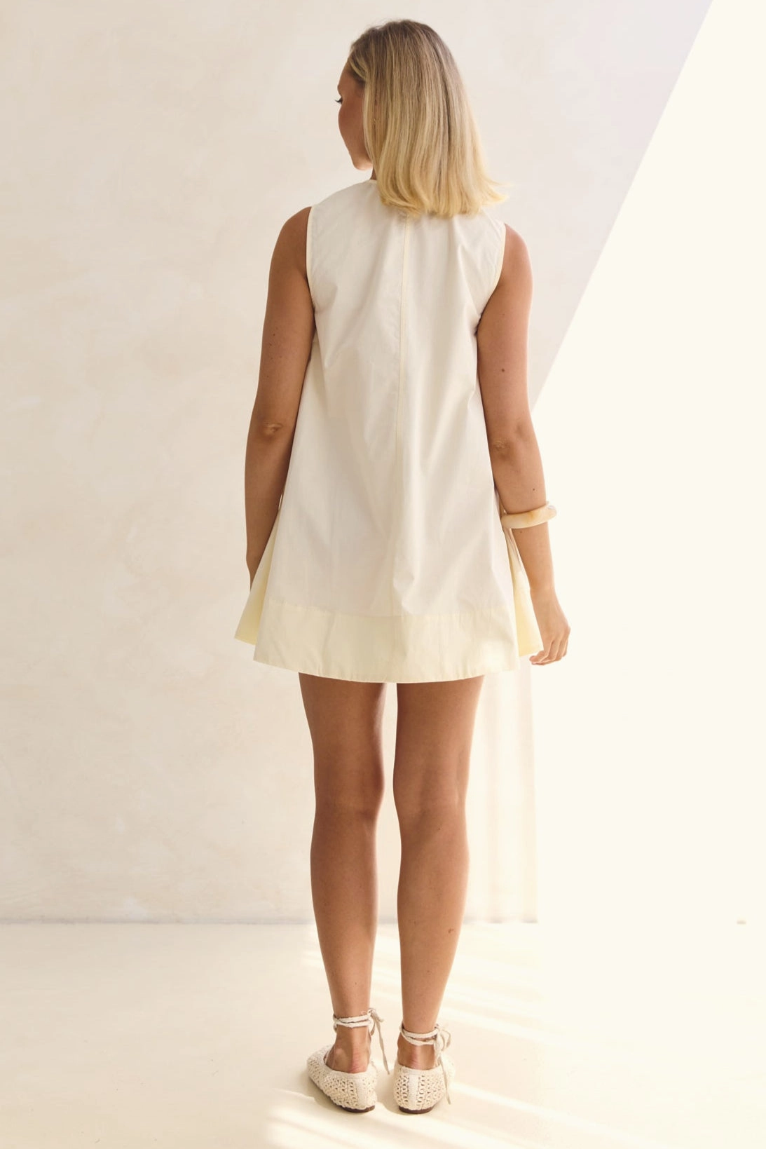 Raelle Mini Dress (Butter) Dreamy Presence