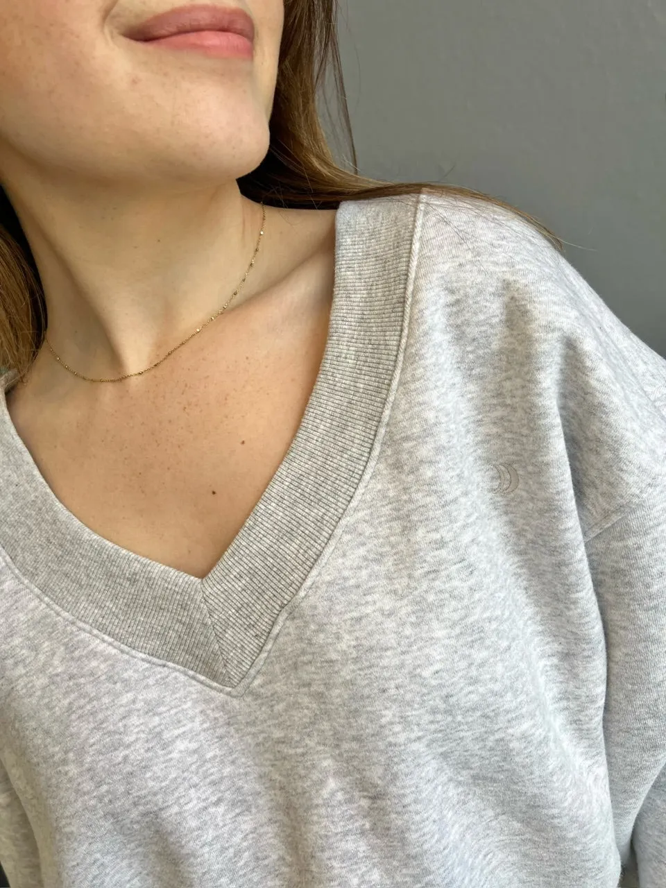 Rally Cropped Sweatshirt Seasonal Casual Look Cozy Lining